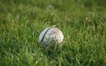 Camogie player in action