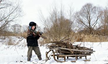 Grass sledging sleds