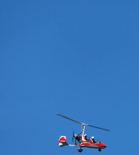 Gyrocopter flying overview