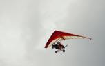 Soaring above mountains