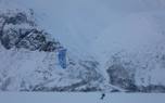 Snow kiting adventure