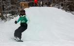 Snowblading turns