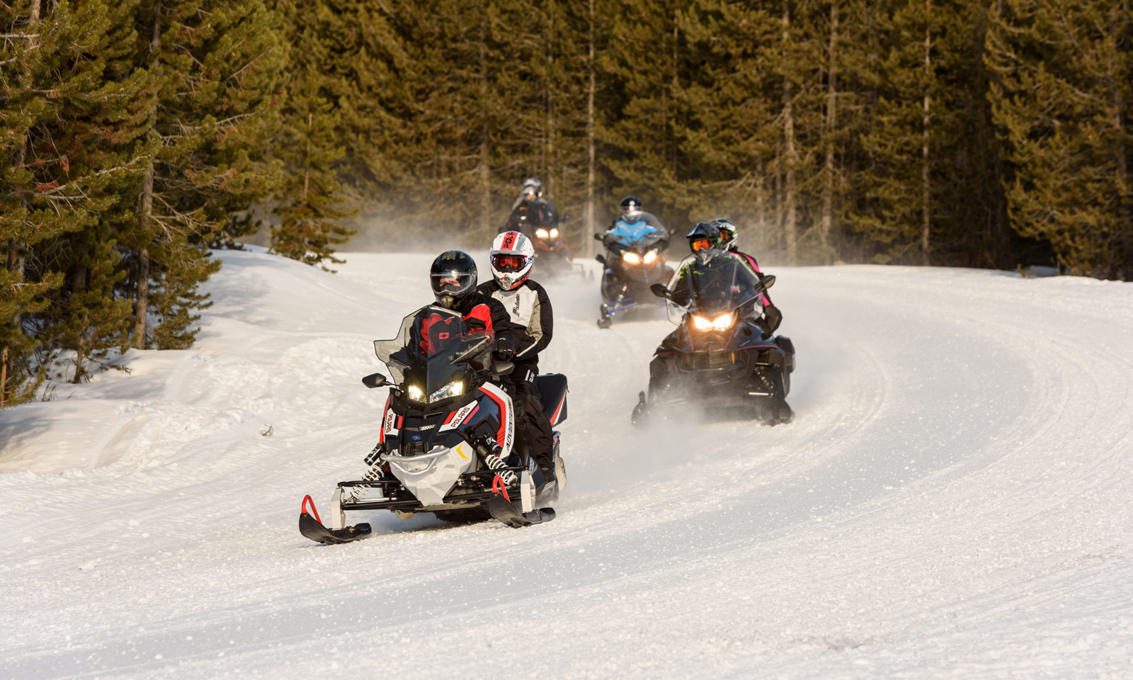 Snowmobiling