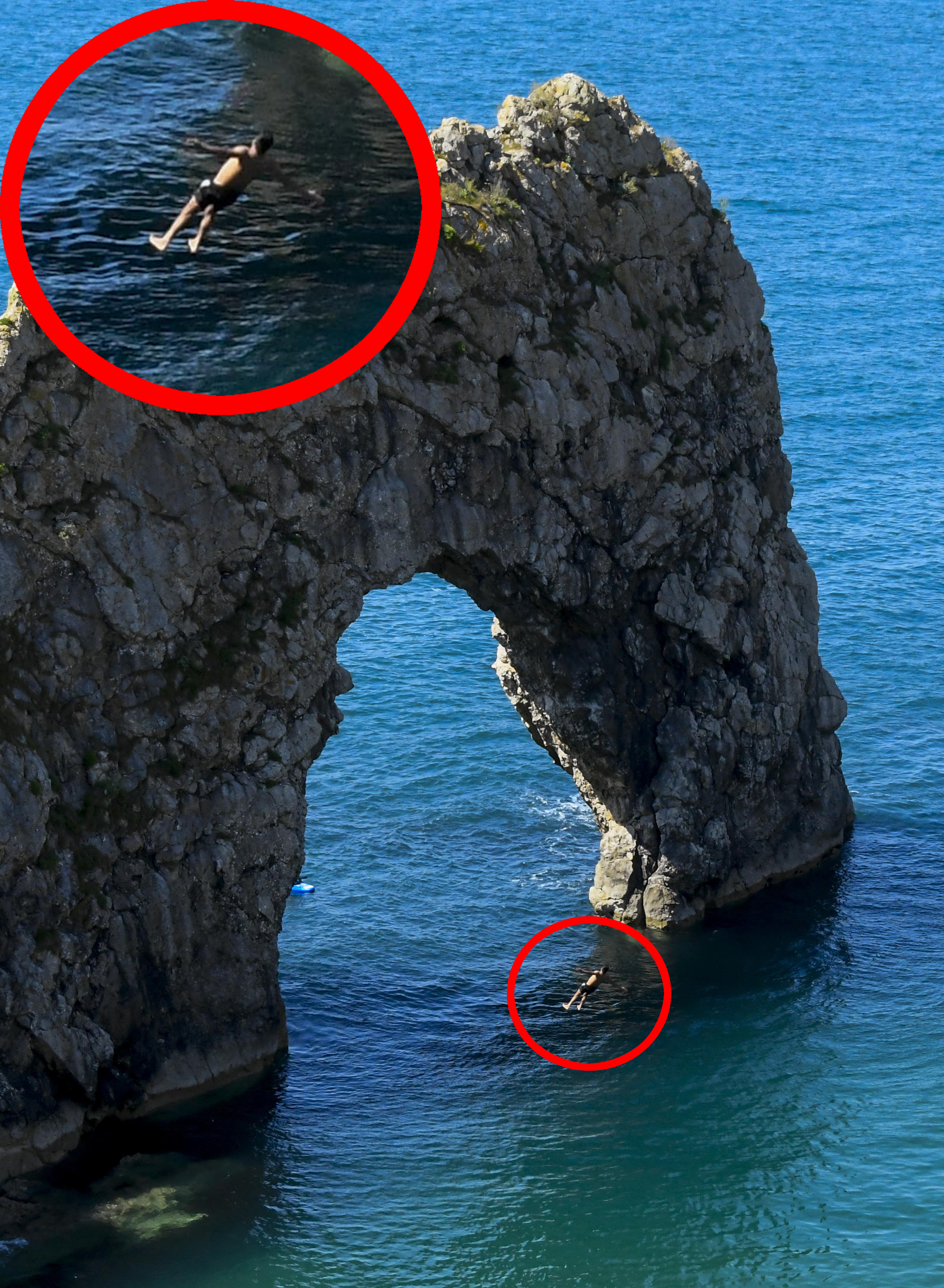 Tombstoning