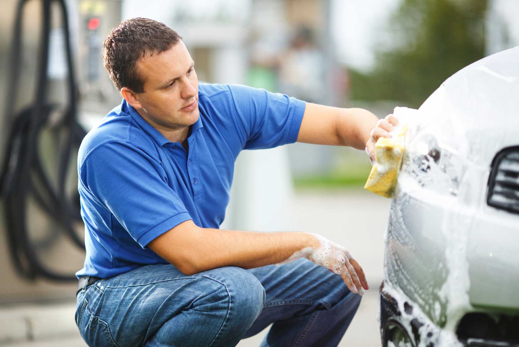 Wash the car