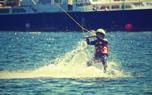 Jump skiing