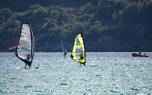 Tropical windsurfing spot