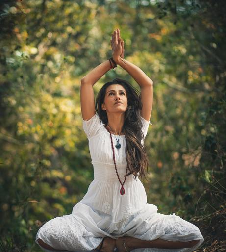 Yoga outdoors