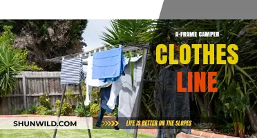 DIY A-Frame Camper Clothesline: Compact, Portable, and Easy to Make