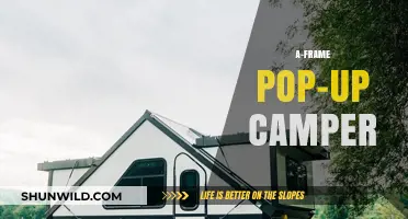 Compact Camping Bliss: Exploring the A-Frame Pop-Up Camper Revolution