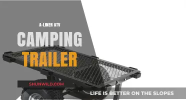 Compact A-Liner ATV Camping Trailer: Adventure-Ready Towing Solution