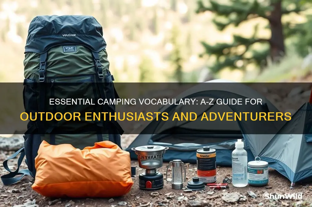 a-z camping words