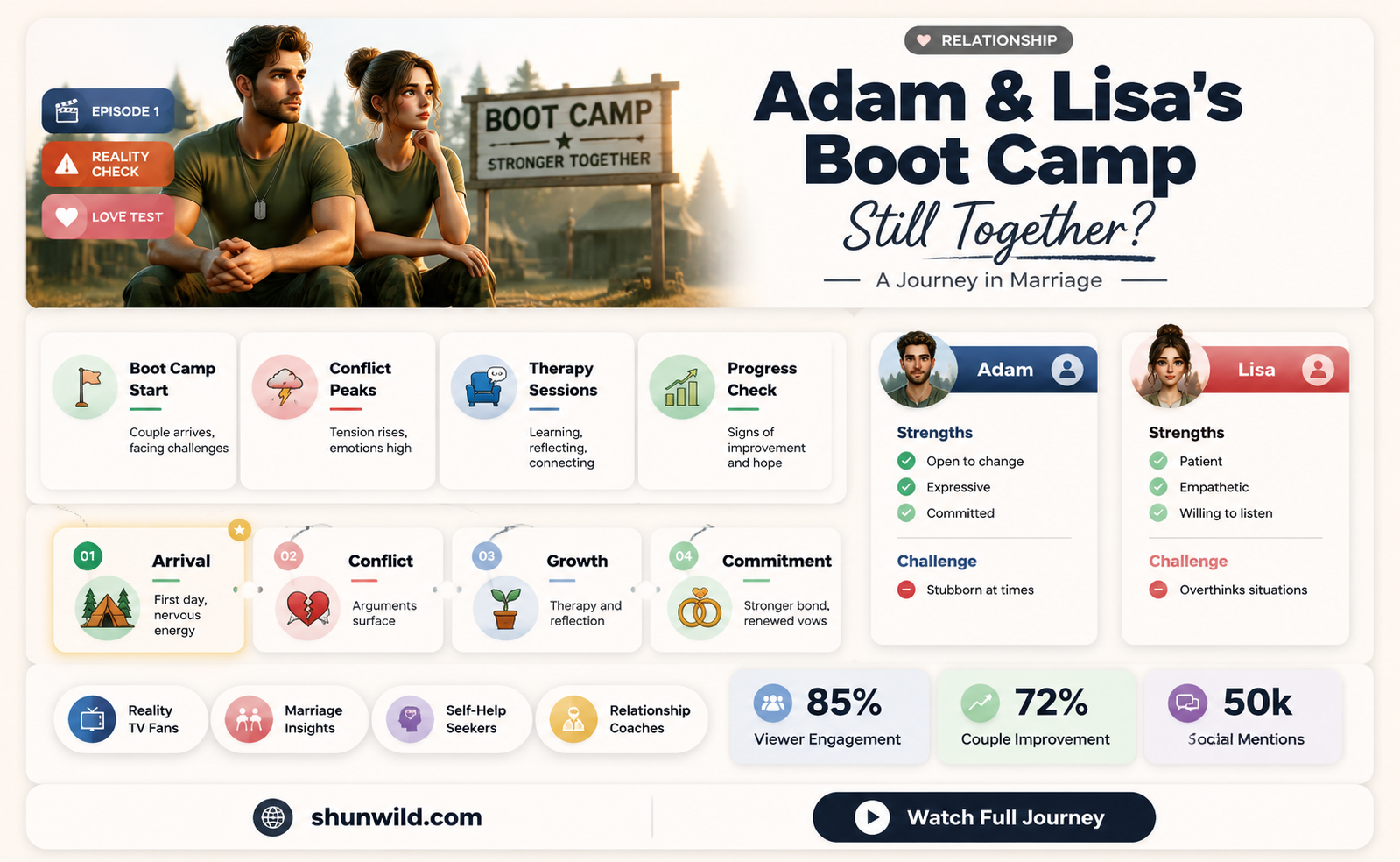 are adam and lisa from marriage boot camp still together