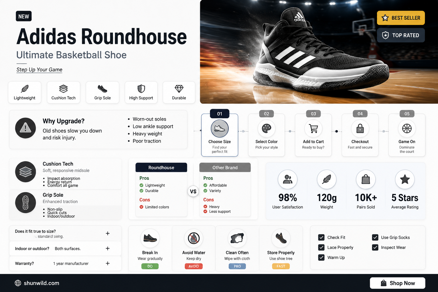are adidas roundhouse basketball shoes