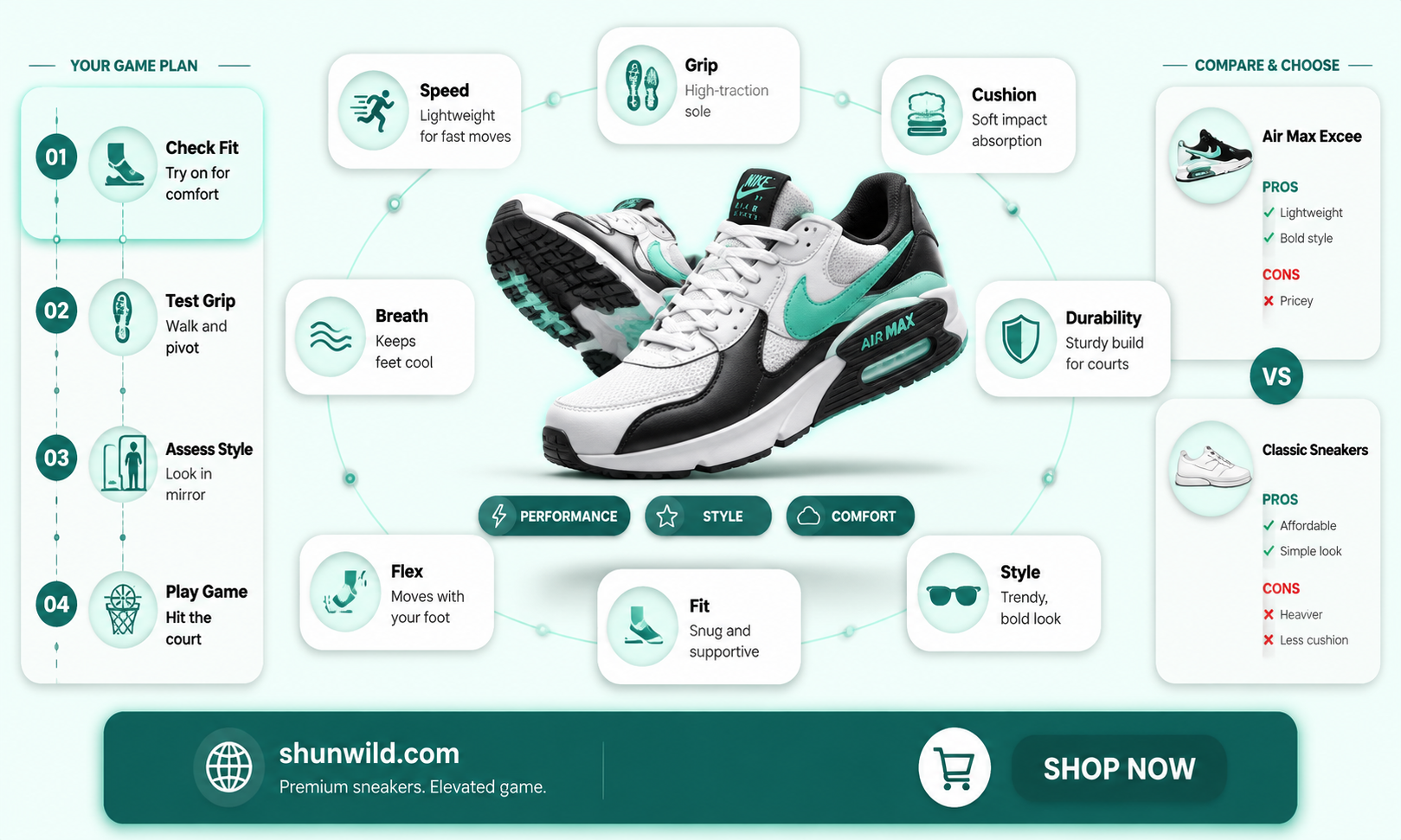 are air max excee basketball shoes