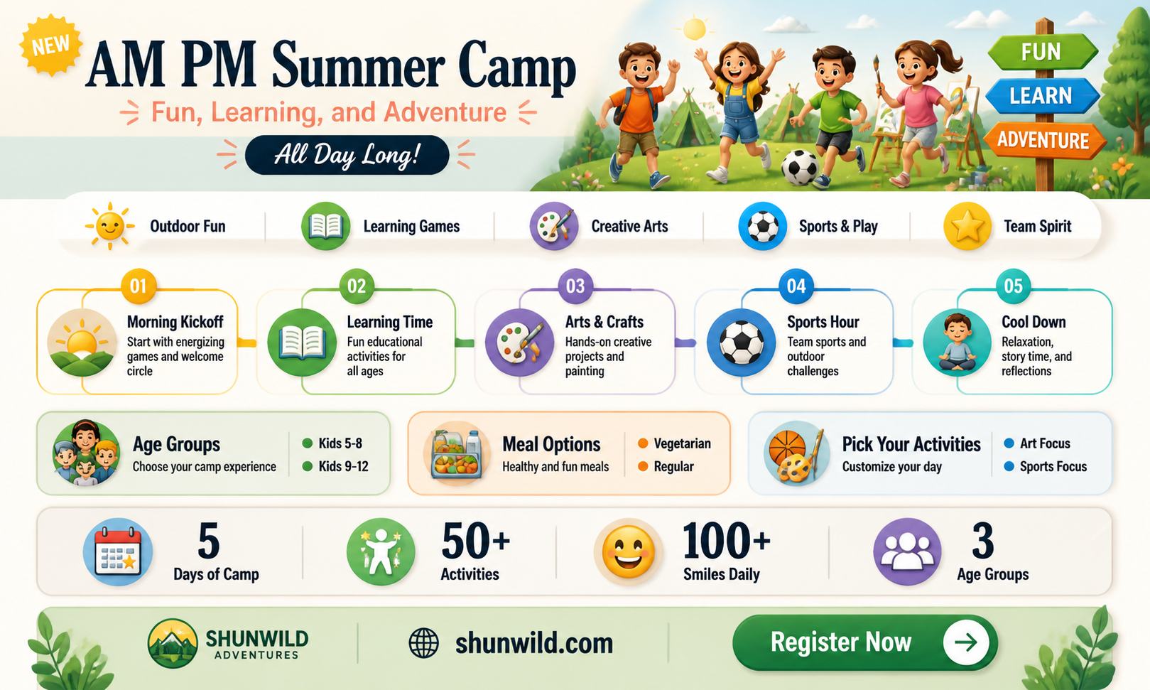 am pm summer camp
