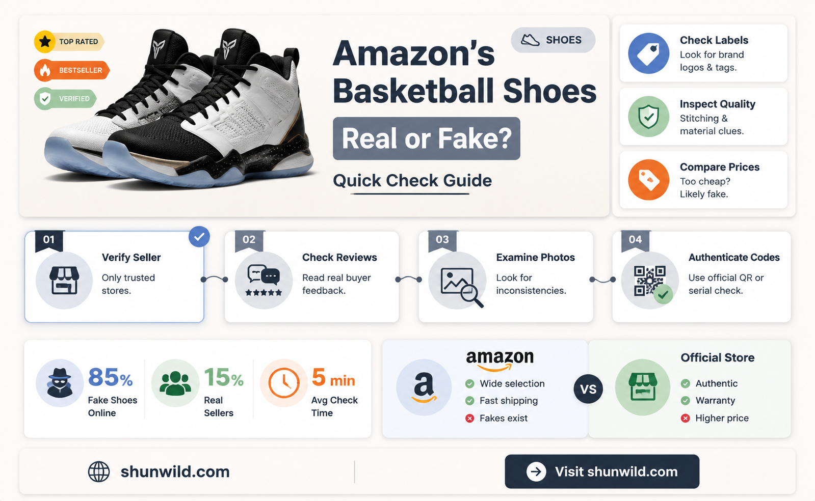 are basketball shoes on amazon fake
