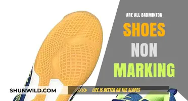 Badminton Shoes: Non-Marking Soles for Indoor Courts