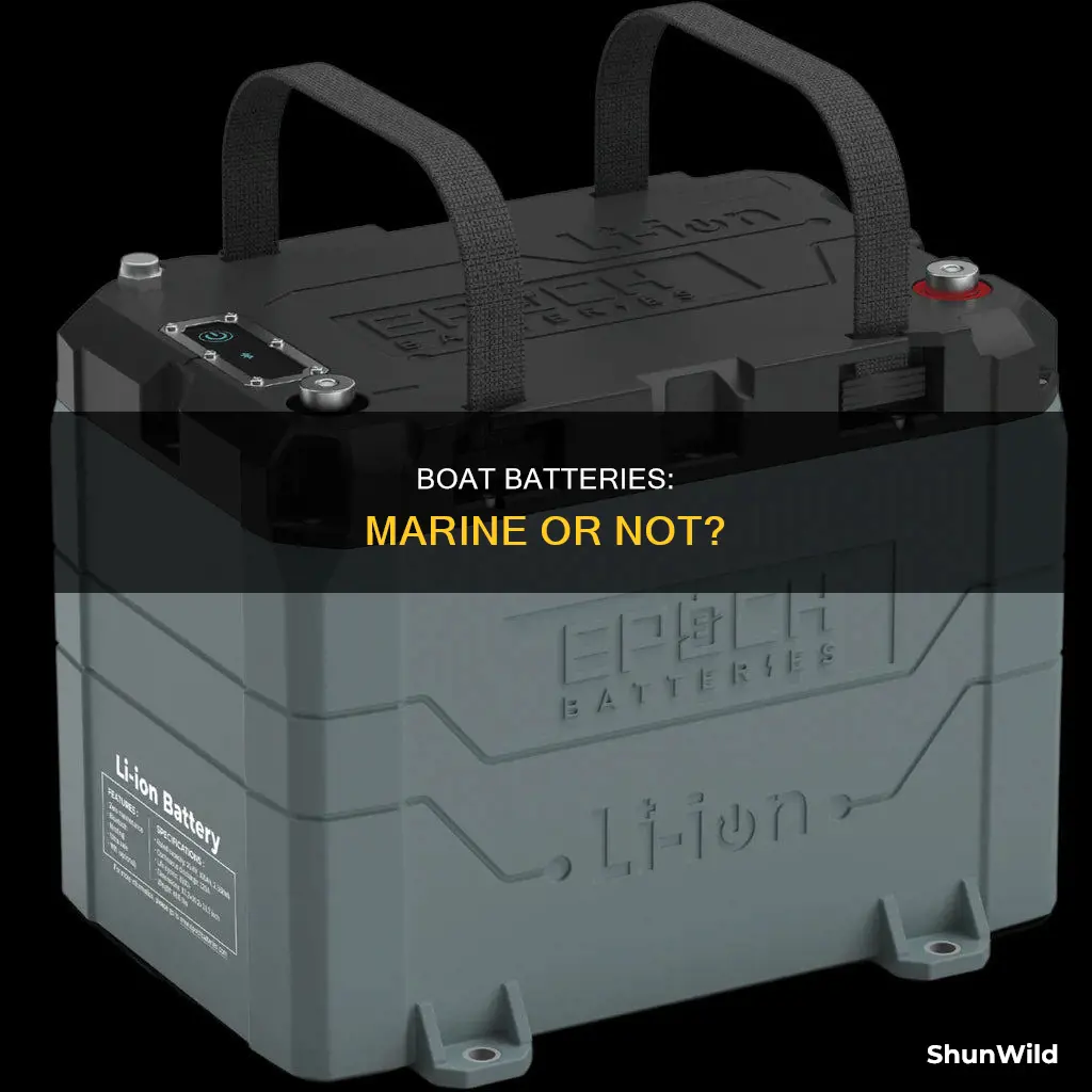 are all boat batteries marine batteries