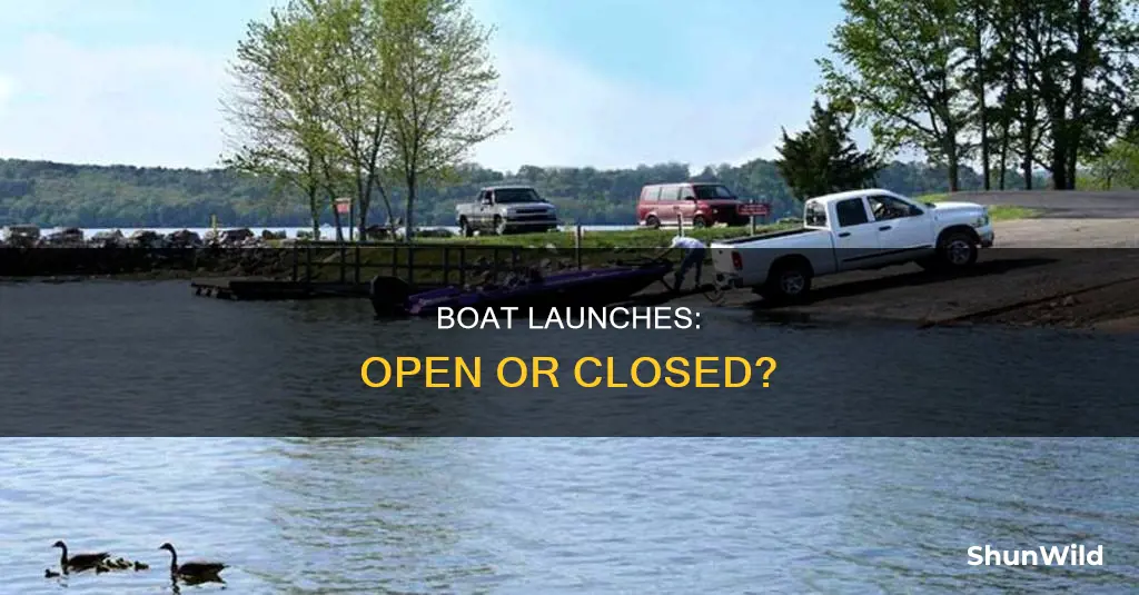 are any boat launches open