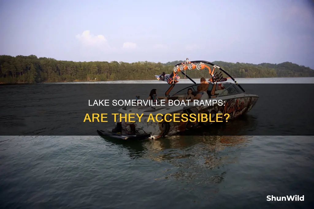 are any boat ramps open on lake somerville