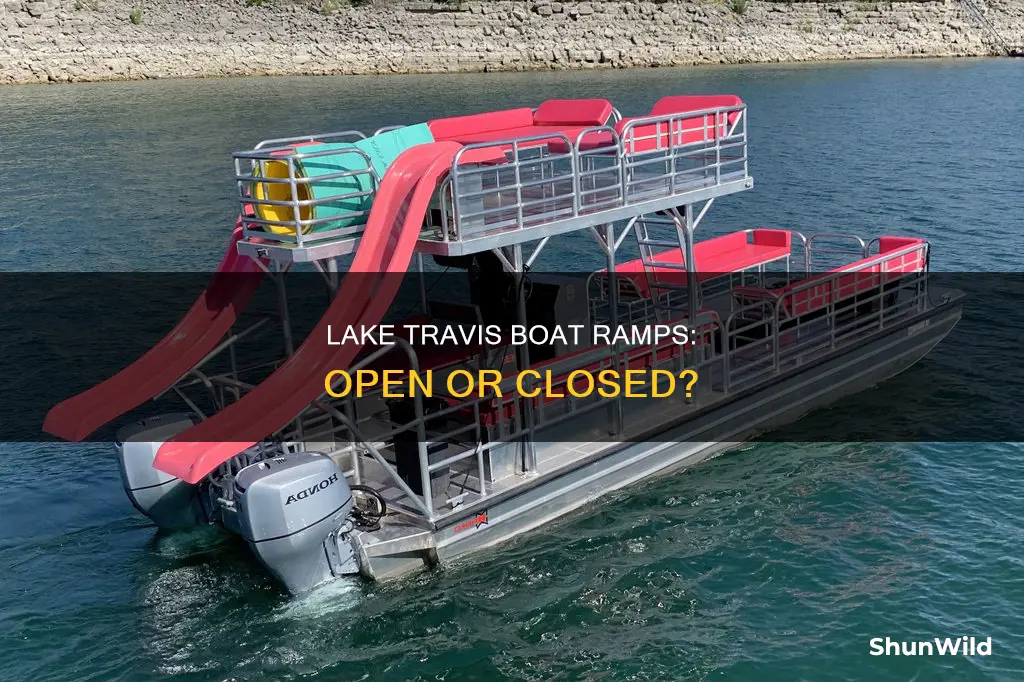 are any boat ramps open on lake travis