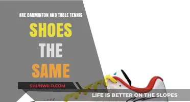 Badminton and Table Tennis Shoes: What's the Difference?