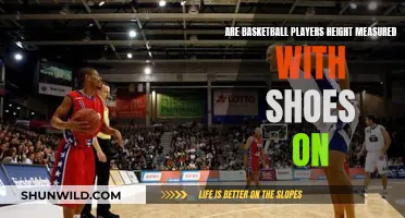 Are Basketball Players Measured With Shoes?
