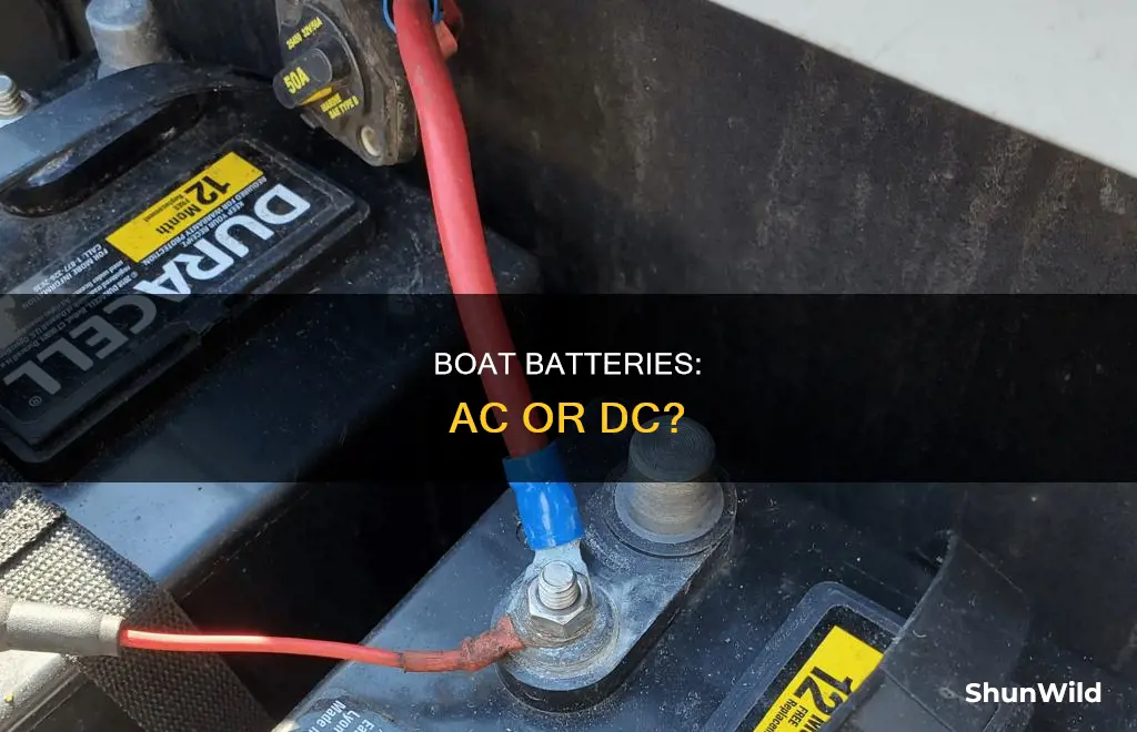 are boat batteries ac or dc