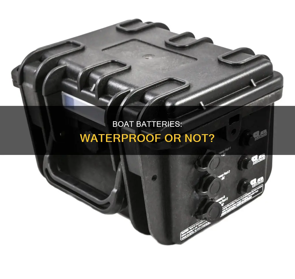 are boat batteries waterproof