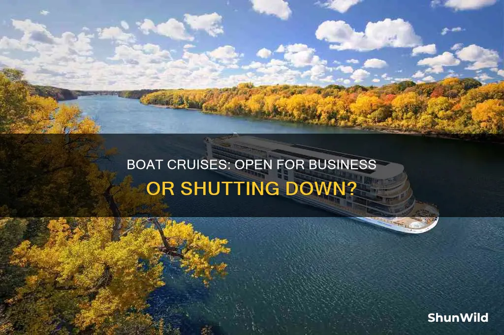 are boat cruises open