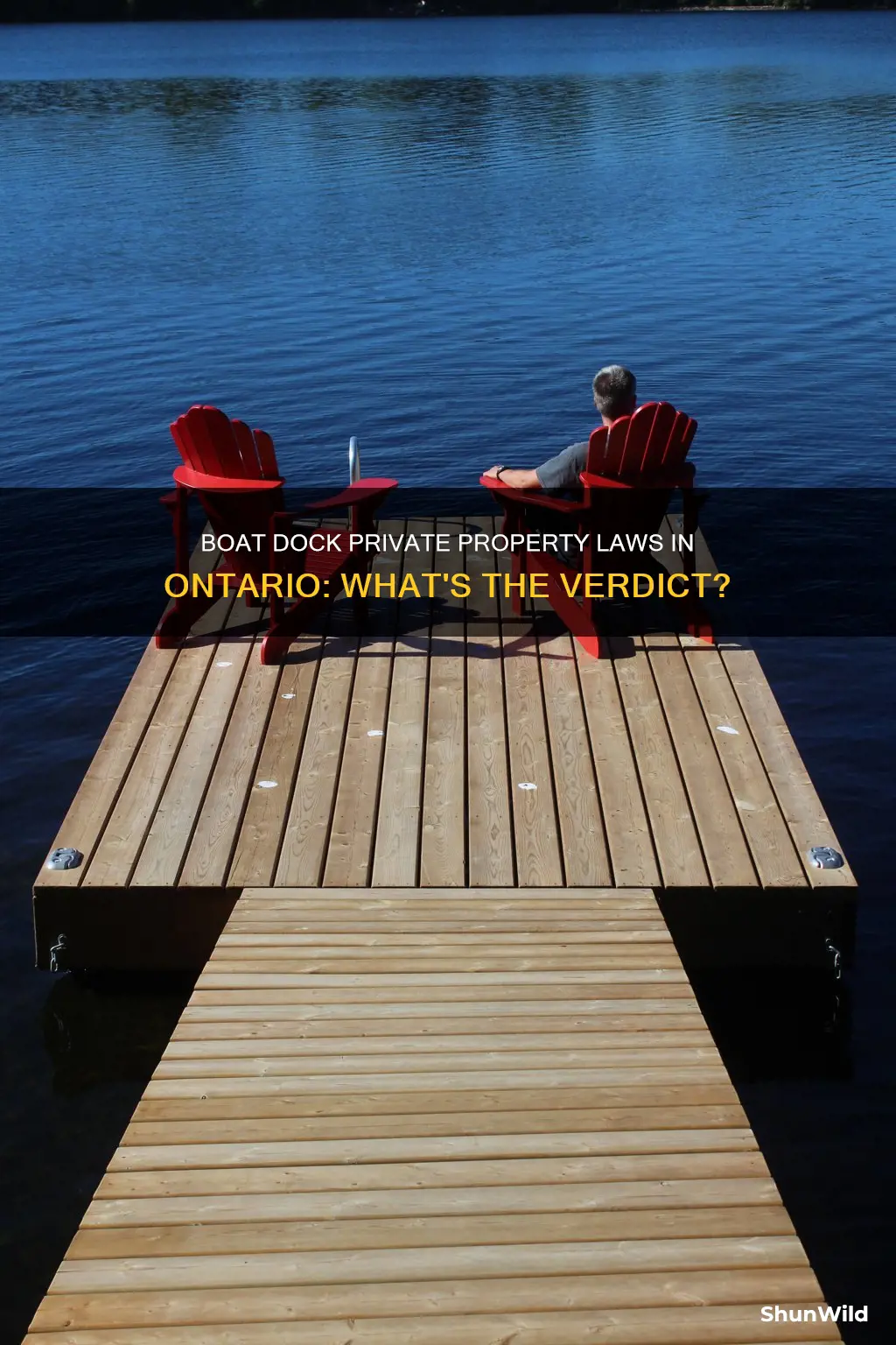 are boat docks private property ontario