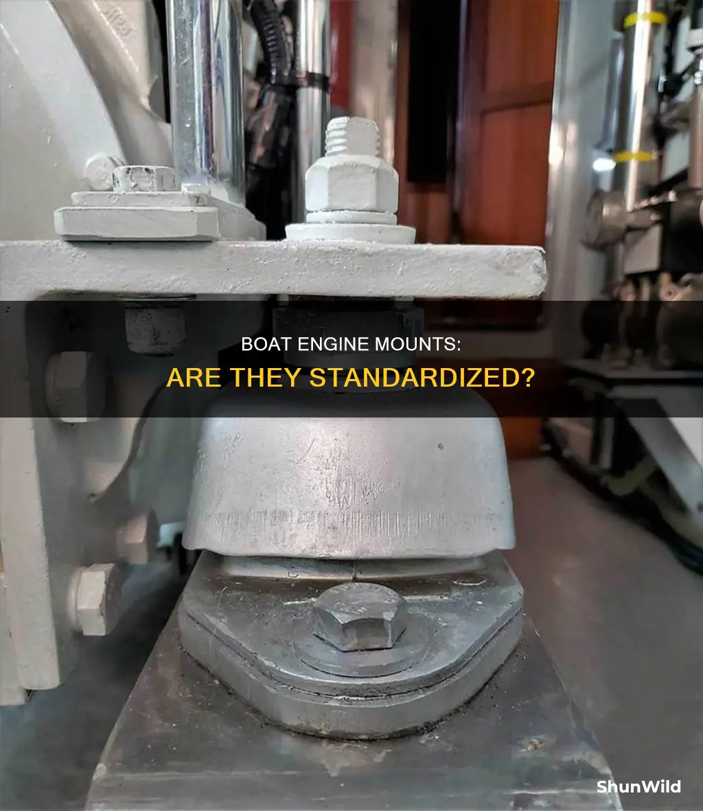 are boat engine mounts standard