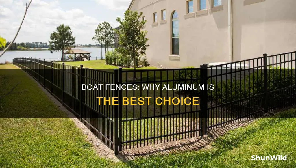 are boat fences aluminum