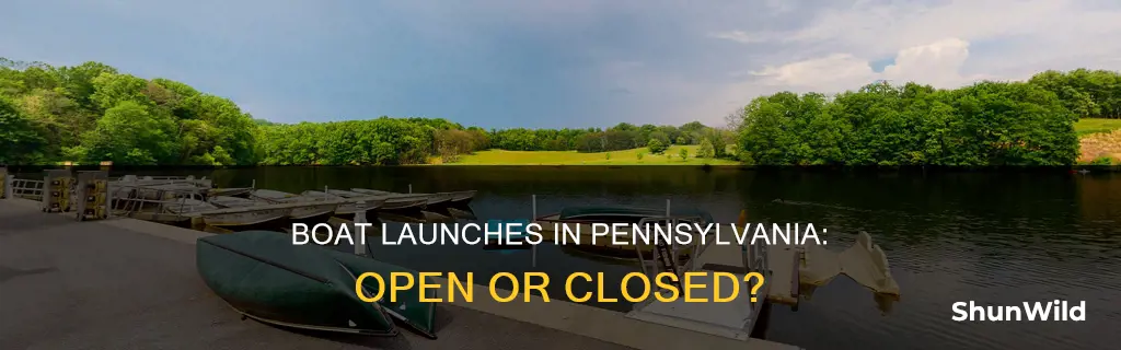 are boat launches open in pa