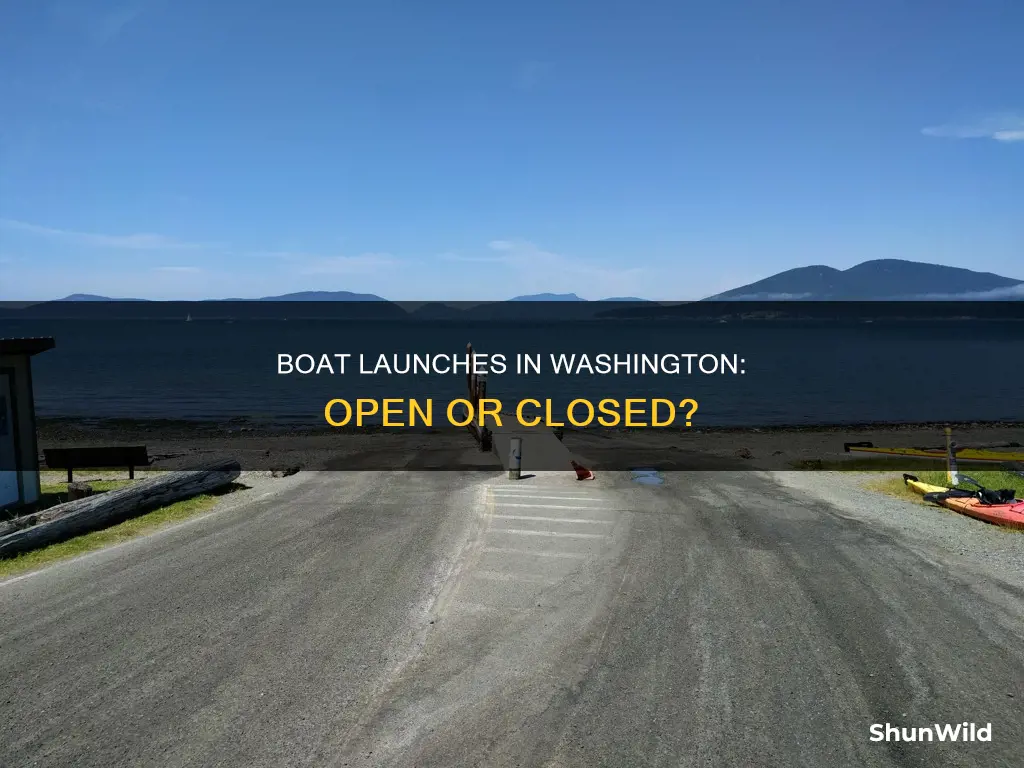 are boat launches open in Washington state