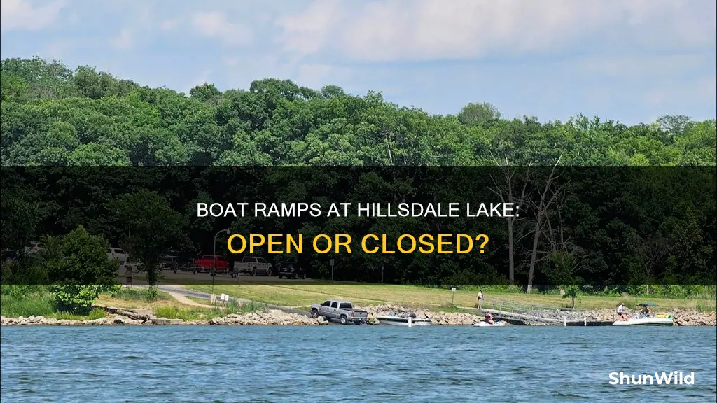 are boat ramps open at hillsdale lake