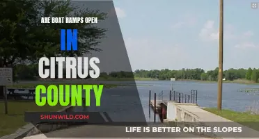 Boat Ramps in Citrus County: Open or Closed?