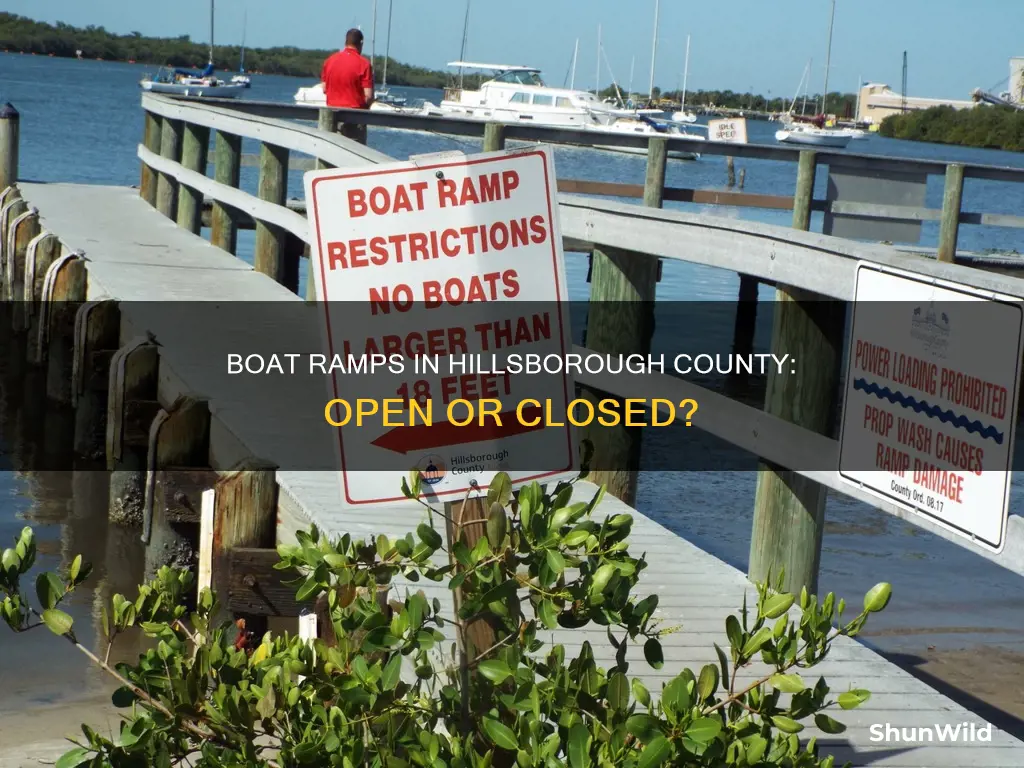 are boat ramps open in hillsborough county