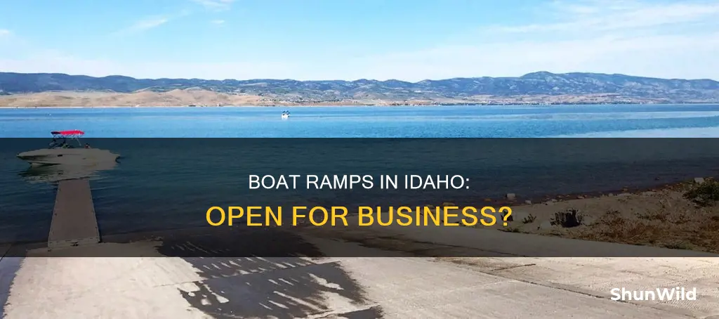 are boat ramps open in idaho