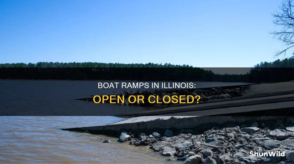 are boat ramps open in Illinois