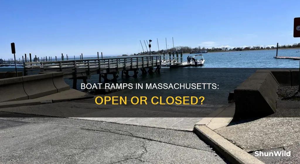 are boat ramps open in Massachusetts