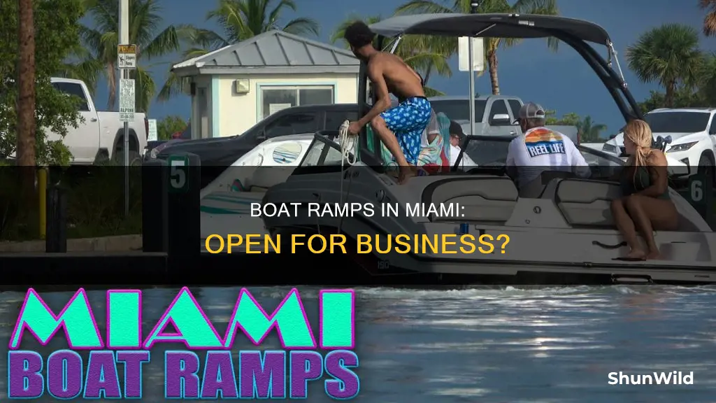 are boat ramps open in miami