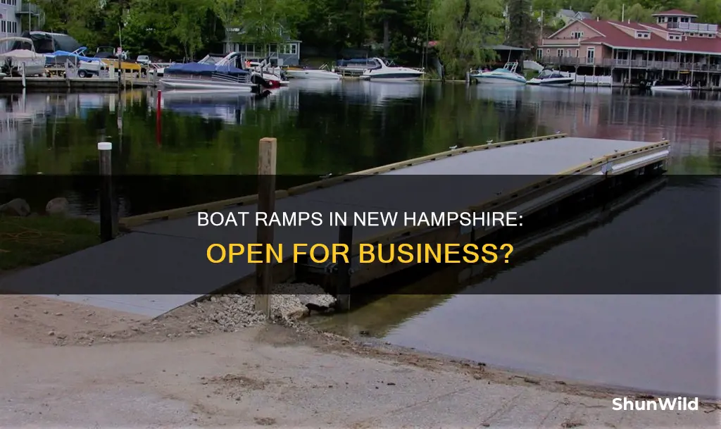 are boat ramps open in nh