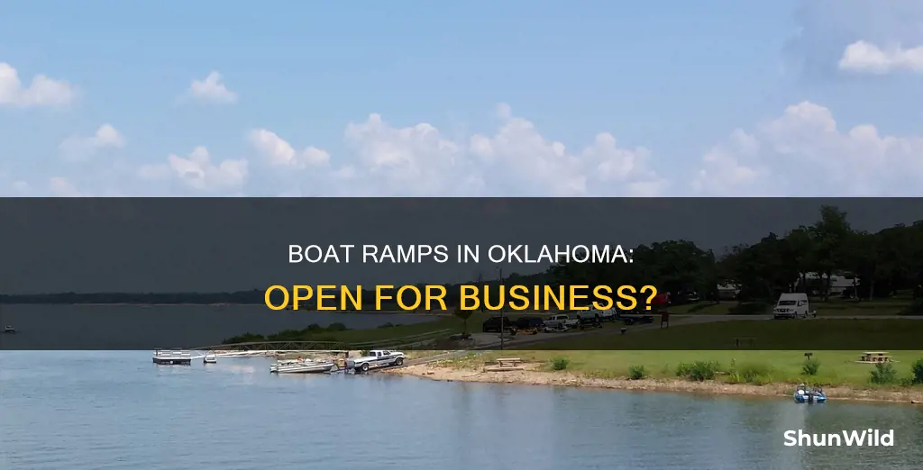 are boat ramps open in Oklahoma