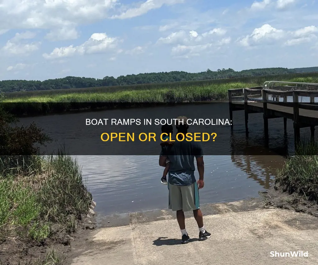 are boat ramps open in sc