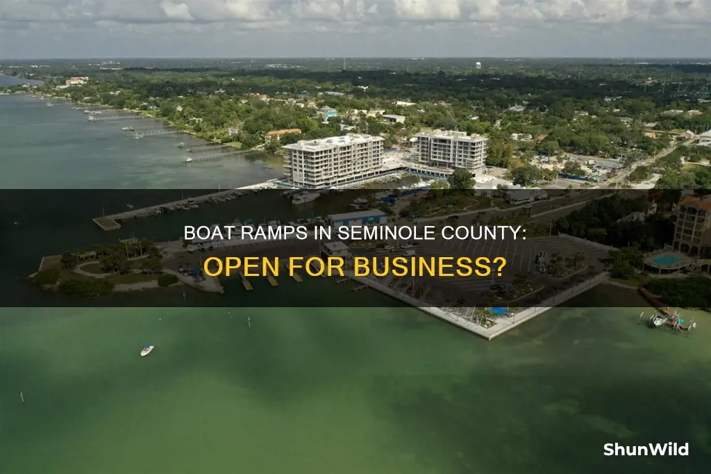 are boat ramps open in seminole county