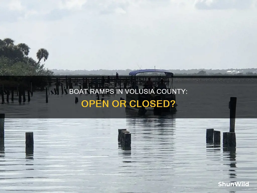 are boat ramps open in volusia county