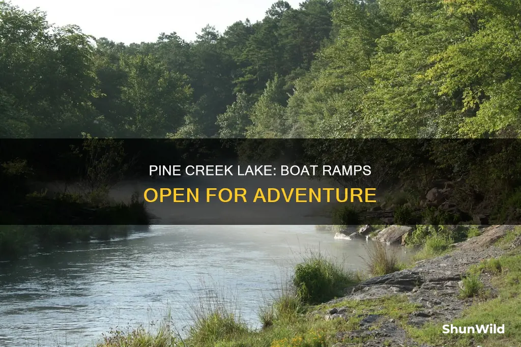 are boat ramps open on pine creek lake oklahoma