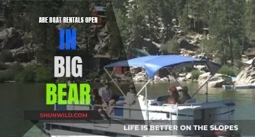 Boat Rentals in Big Bear: Are They Open?